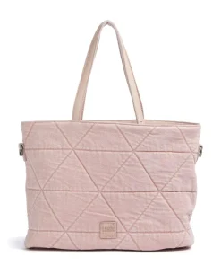 Reversible Shopper genarbtes Leder altrosa