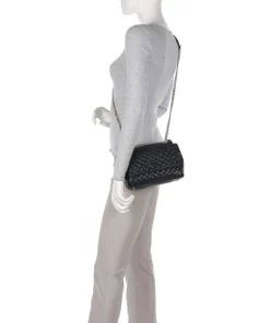 Rianee Eco Schultertasche Lederimitat schwarz