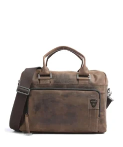 Richmond Aktentasche 14″ Leder dunkelbraun