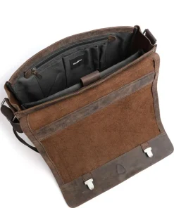 Richmond Aktentasche 13″ Leder dunkelbraun