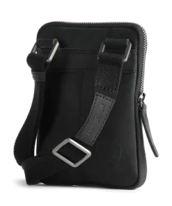 Richmond Umhängetasche Rindsleder schwarz