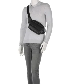 Rico Gürteltasche Lederimitat schwarz