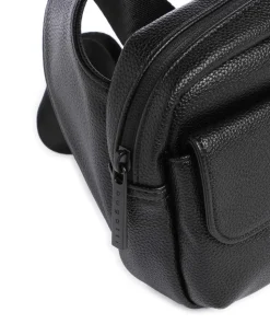 Rico Gürteltasche Lederimitat schwarz