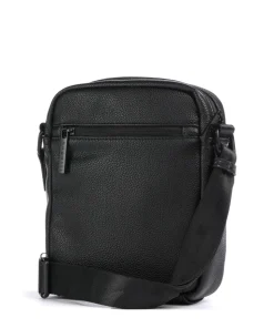 Rico Umhängetasche Lederimitat schwarz
