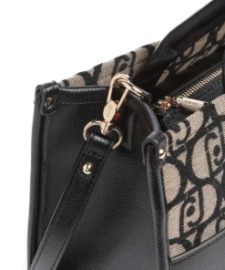 Ridhi M Handtasche Polyester schwarz