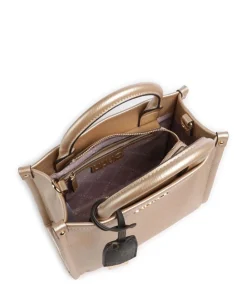 Ridhi S Handtasche Lederimitat gold