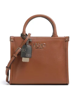 Ridhi S Handtasche Lederimitat braun