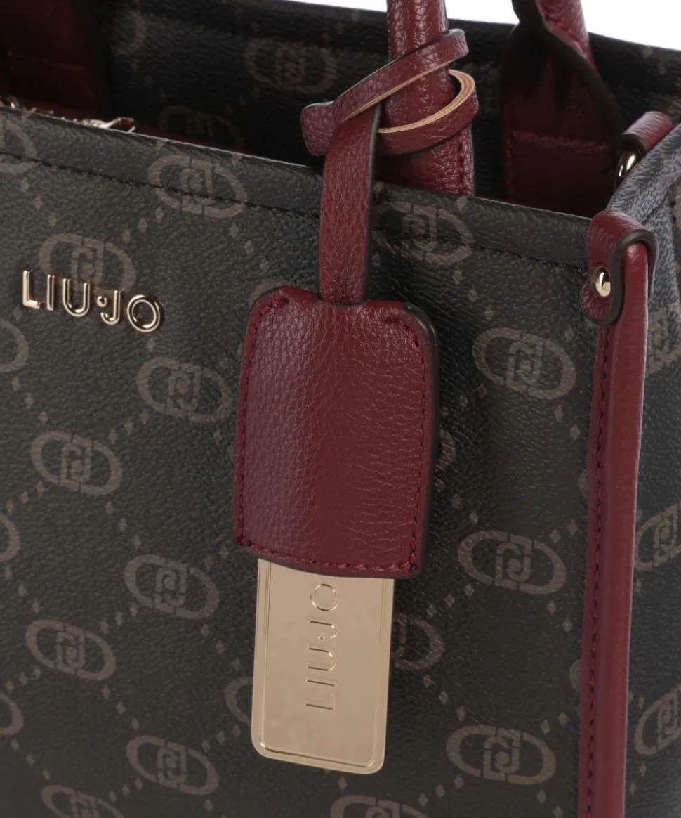 Ridhi S Handtasche Lederimitat wein