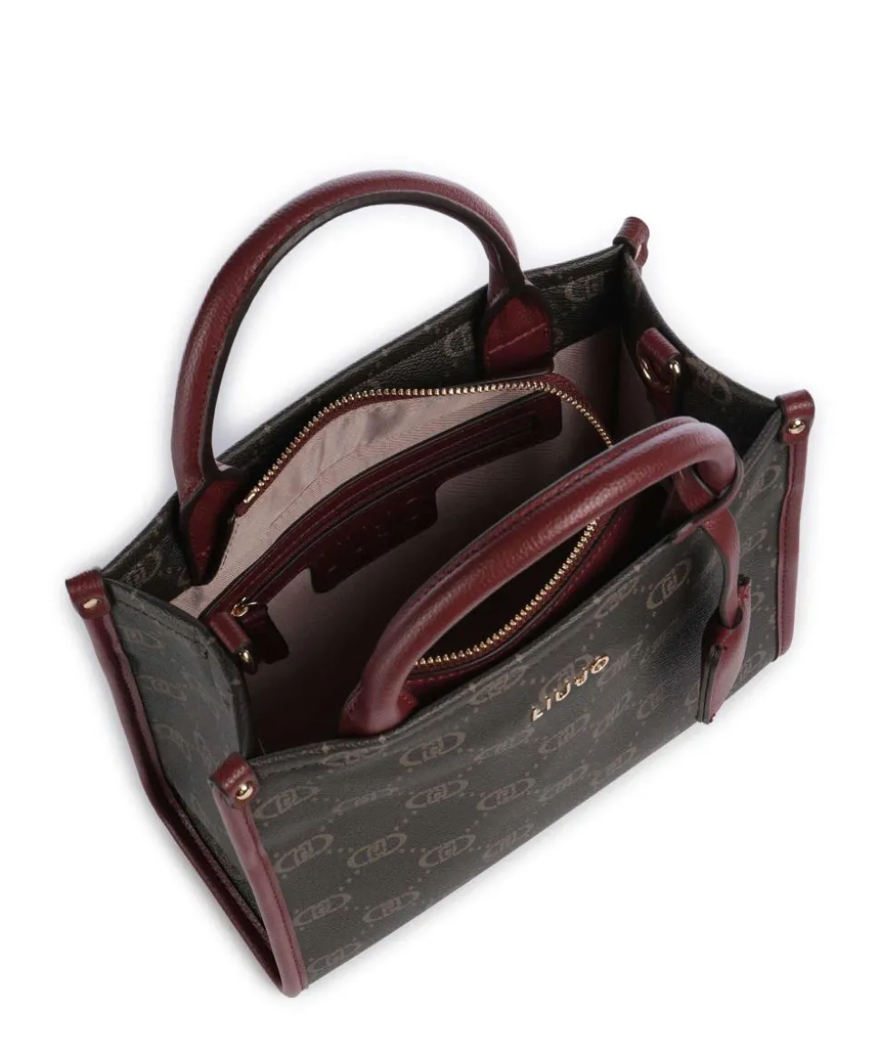 Ridhi S Handtasche Lederimitat wein