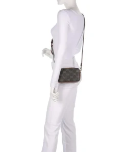 Ridhi S Umhängetasche Lederimitat braun