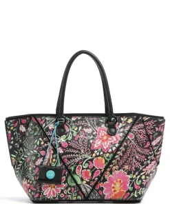 Rioko M Shopper genarbtes Kalbsleder mehrfarbig