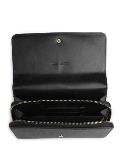 Rised Re Geldbörse Lederimitat schwarz