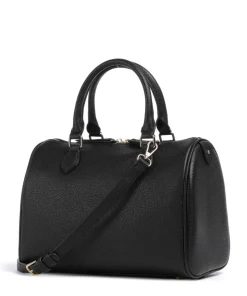 Rised Re Handtasche Lederimitat schwarz