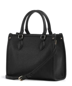 Rised Re Handtasche Lederimitat schwarz