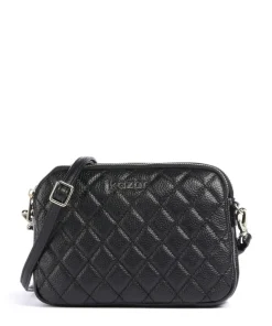 Rita Umhängetasche genarbtes Leder schwarz