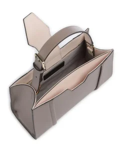 Riva M Handtasche genarbtes Rindsleder taupe