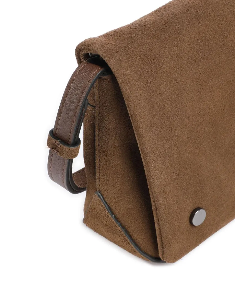 Rive Suede S Umhängetasche Veloursleder mud