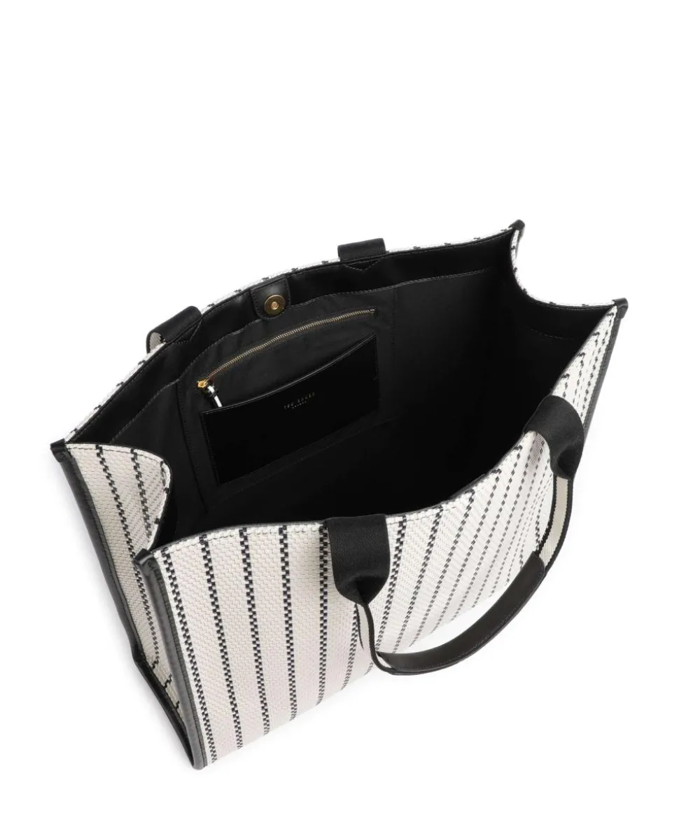 Riveren Shopper Lederimitat weiß