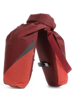 Road Master Urban Double Gepäcktasche recyceltes Polyester dunkelrot