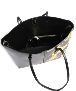 Rock Cut Shopper Lederimitat schwarz