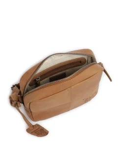 Rogue Robyn Umhängetasche fein genarbtes Leder cognac