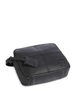 Rogue Robyn Umhängetasche fein genarbtes Leder schwarz