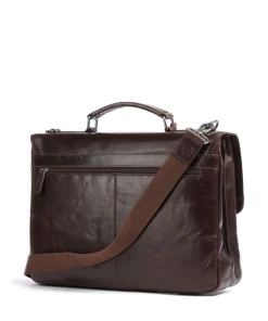 Romano Aktentasche 15″ Pull-Up Rindsleder dunkelbraun