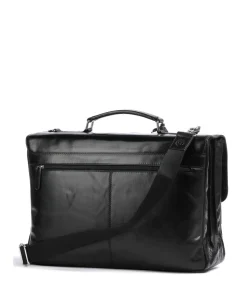 Romano Aktentasche 16″ Pull-Up Rindsleder schwarz