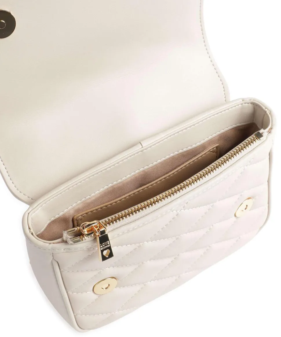 Romantic Umhängetasche Lederimitat beige