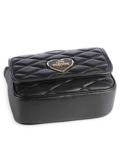 Romantic Umhängetasche Lederimitat schwarz