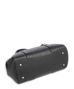 Romee Large Shopper genarbtes Rindsleder schwarz