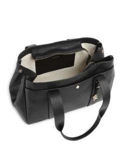 Romee Large Shopper genarbtes Rindsleder schwarz