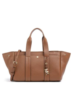 Romee Small Handtasche genarbtes Rindsleder braun