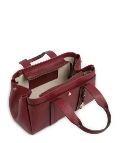 Romee Small Handtasche genarbtes Rindsleder wein