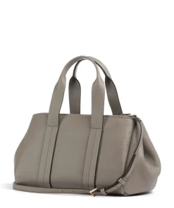 Romee Small Handtasche genarbtes Rindsleder taupe