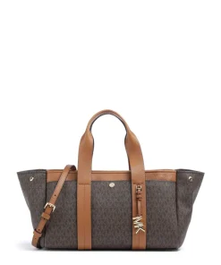 Romee Small Handtasche Lederimitat dunkelbraun