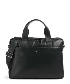 Romeo Aktentasche 14″ fein genarbtes Rindsleder schwarz