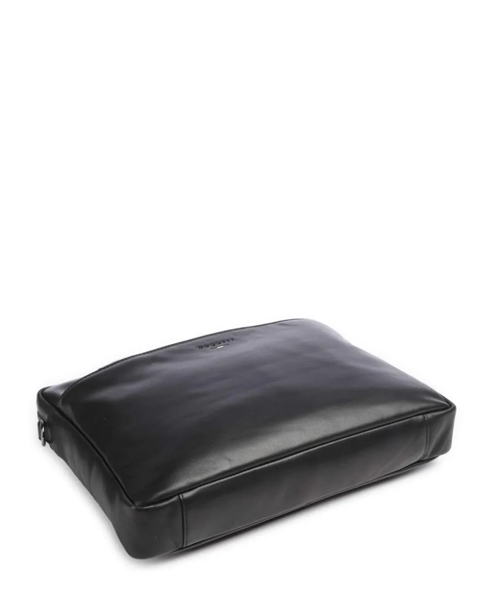 Romeo Aktentasche 14″ fein genarbtes Rindsleder schwarz