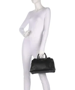 Rosalba Handtasche Lederimitat schwarz