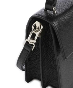 Roselii Umhängetasche genarbtes Rindsleder schwarz