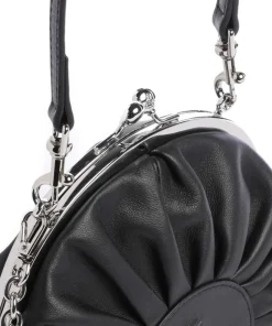 Rosie Frame Nappa Umhängetasche Nappaleder schwarz