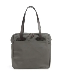 Rugged Twill Schultertasche Canvas graugrün