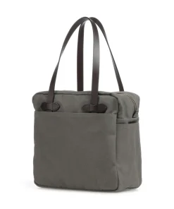 Rugged Twill Schultertasche Canvas graugrün