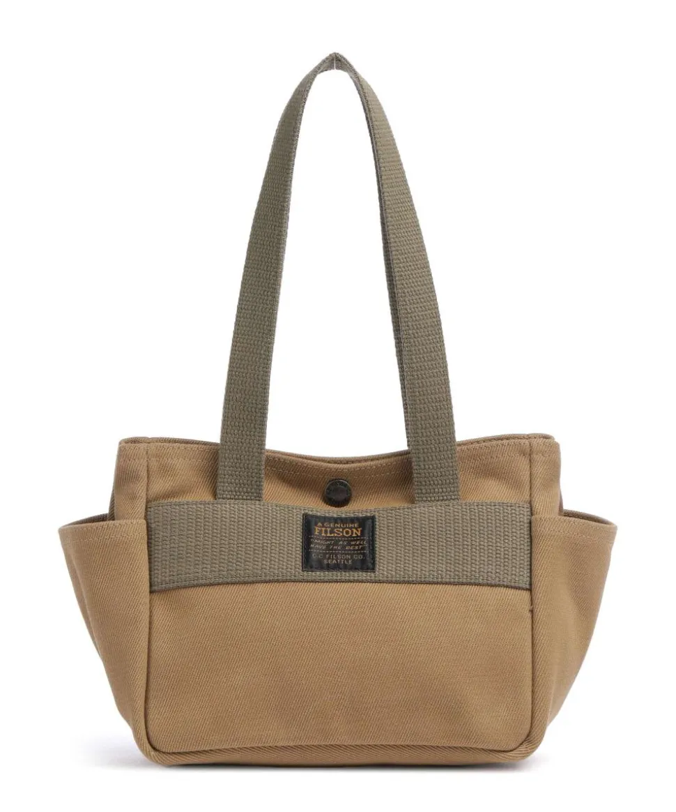 Rugged Twill Schultertasche Canvas tan