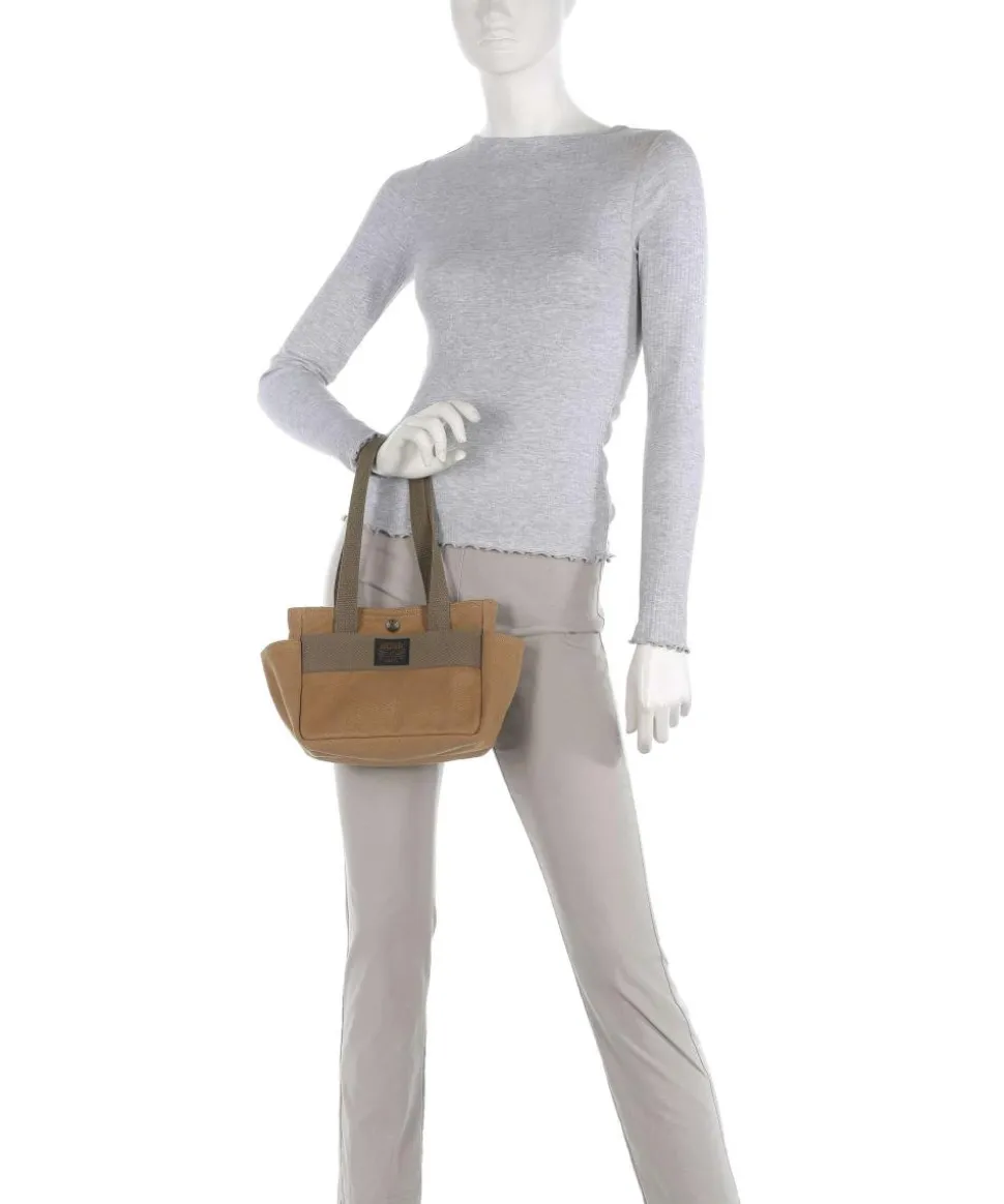 Rugged Twill Schultertasche Canvas tan