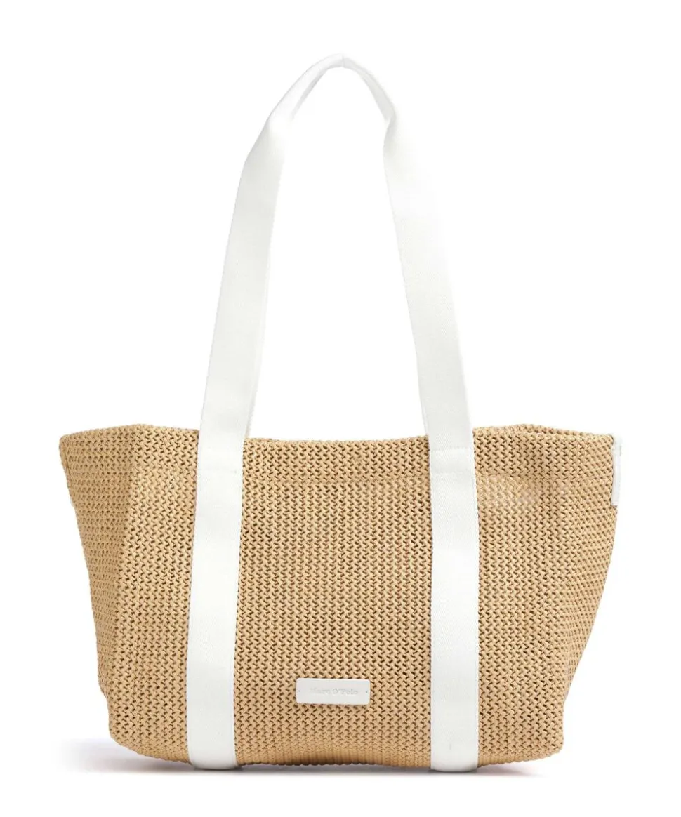 Runja Shopper Polypropylen beige/weiß
