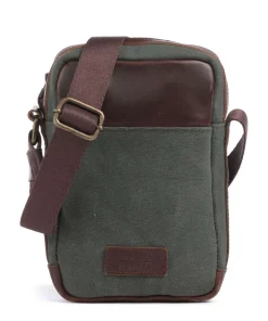 Runner Umhängetasche Canvas grün/braun