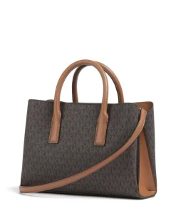 Ruthie Handtasche Canvas dunkelbraun