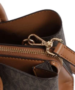 Ruthie Handtasche Canvas dunkelbraun