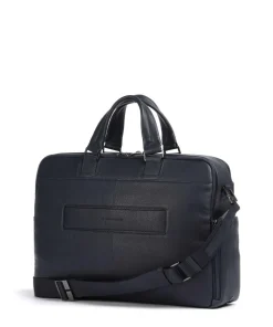 S134 Aktentasche 16″ genarbtes Rindsleder dunkelblau
